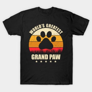World Greatest Grandpaw T-Shirt